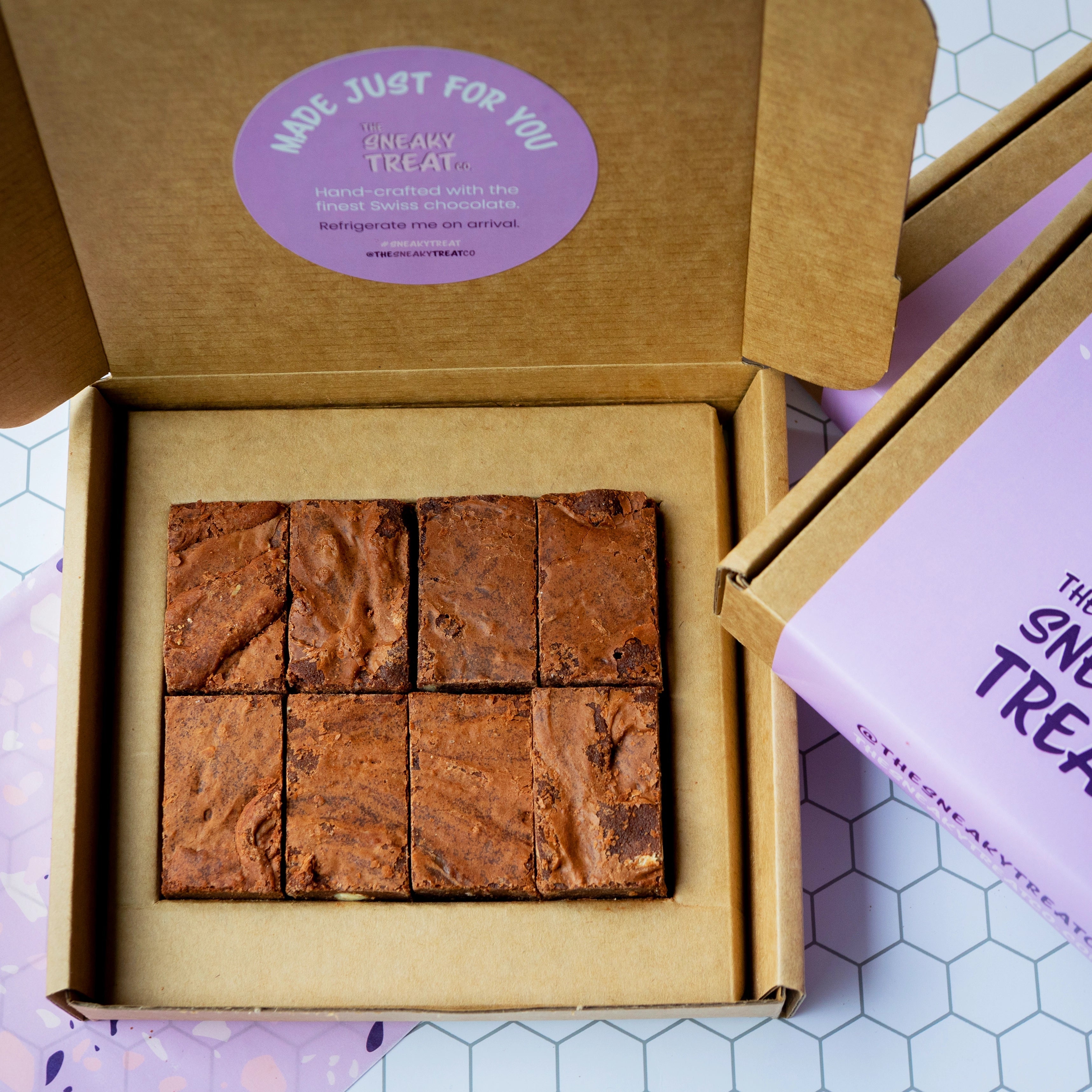 Gooey Brownies | Brownies Mix Box | The Sneaky Treat Co